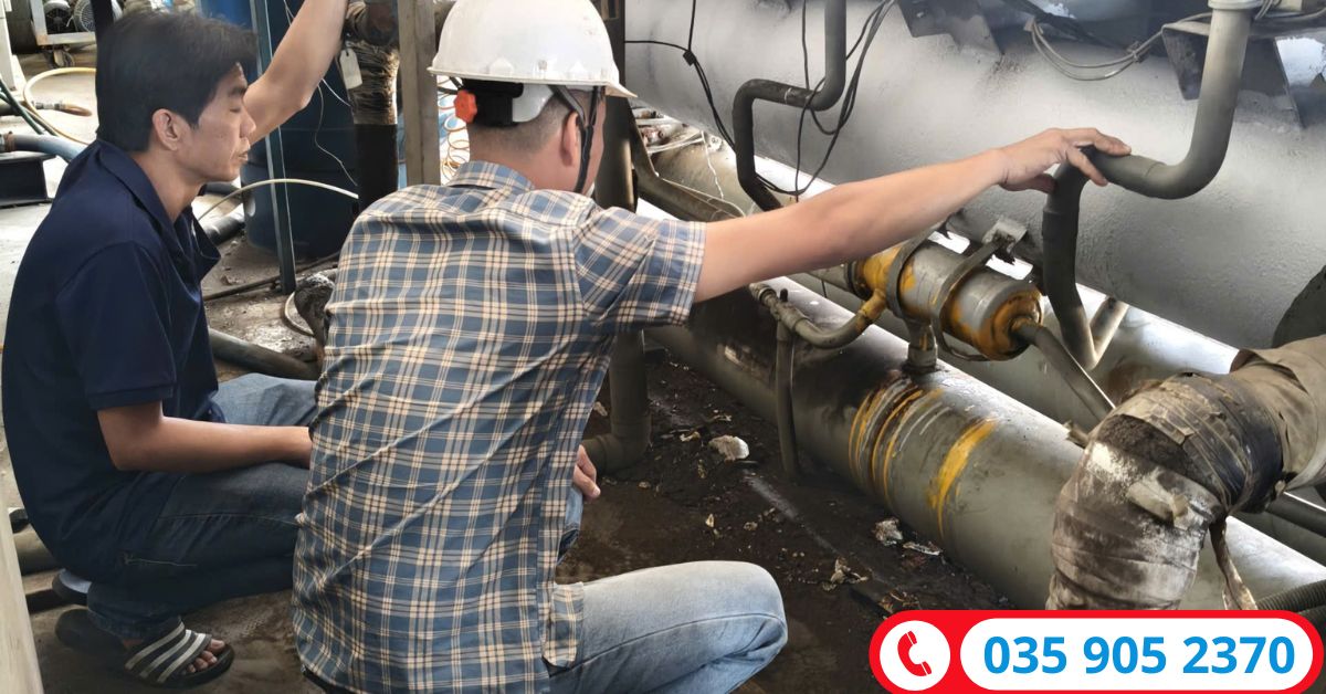 Chi phí sửa chiller phụ thuộc vào những yếu tố nào?