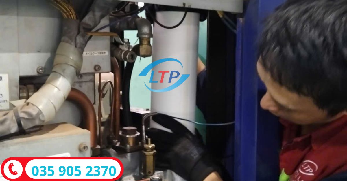 Quy trình bảo dưỡng máy nén khí trục vít đúng chuẩn nhà máy