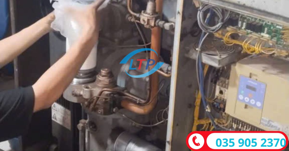 Quy Trình Bảo Dưỡng Máy Nén Khí Trục Vít Sau 2.000 Giờ Hoạt Động Chuẩn Kỹ Thuật