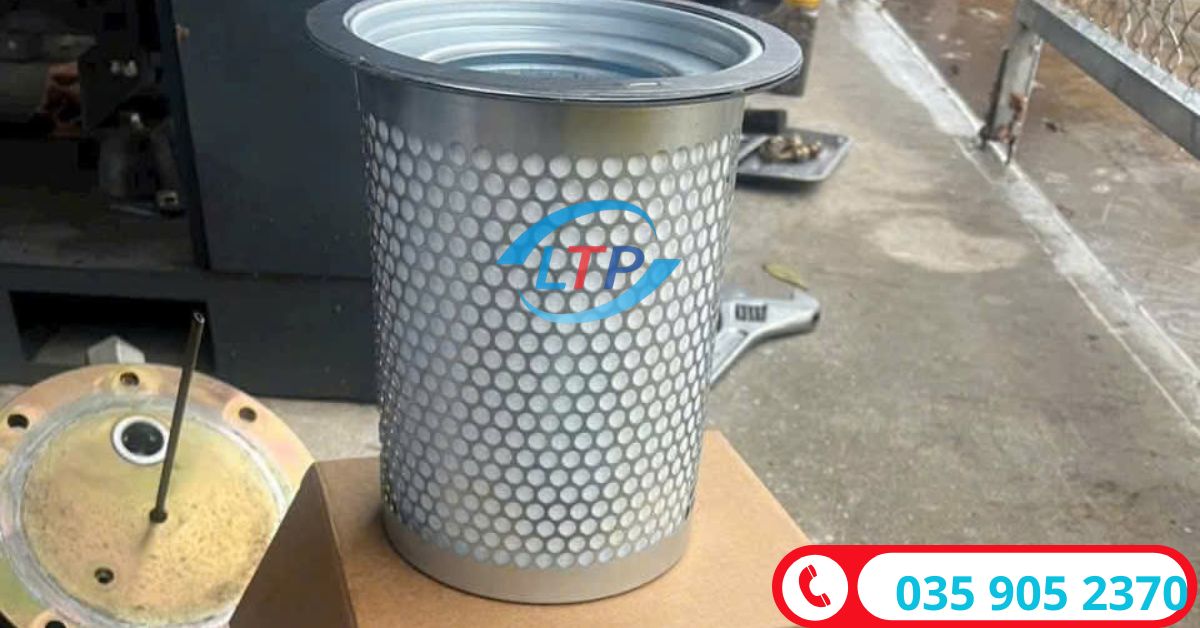Hướng dẫn thay lọc tách dầu máy nén khí đúng kỹ thuật