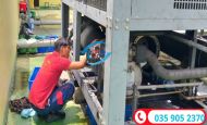 Dự Án Xử Lý Xì Gas Máy Lạnh Chiller 15.0HP Tại Công Ty TNHH Timber Industries