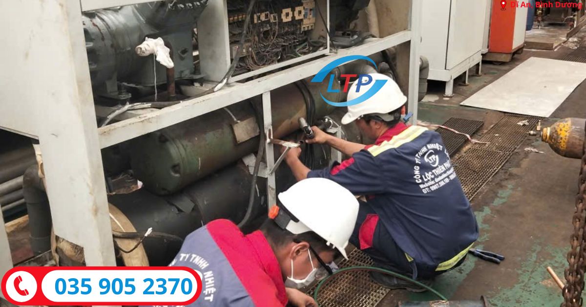 Sửa Chữa Chiller Bình Dương – Giải Pháp Ổn Định Hệ Thống Làm Lạnh Công Nghiệp