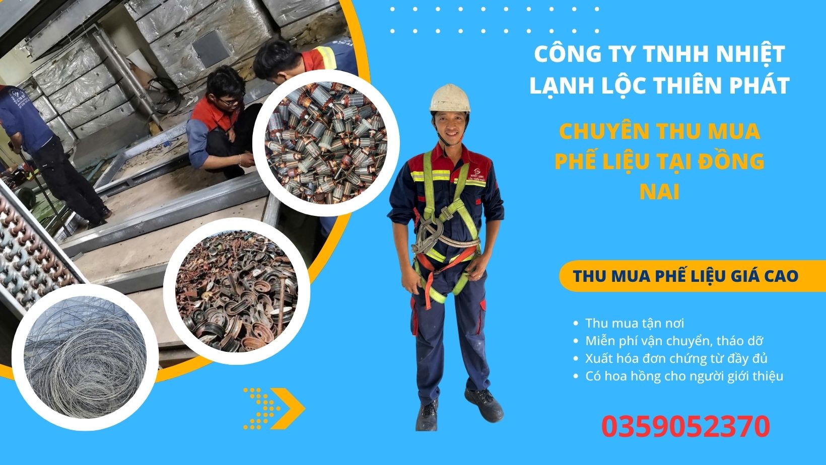 Top 1 Đơn Vị Thu Mua Phế Liệu Tại Đồng Nai – Lộc Thiên Phát 