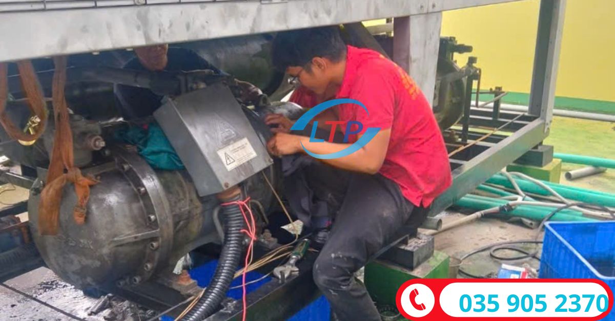 Dịch vụ bảo dưỡng sửa chữa Chiller chuyên nghiệp tại KCN Đồng An Bình Dương