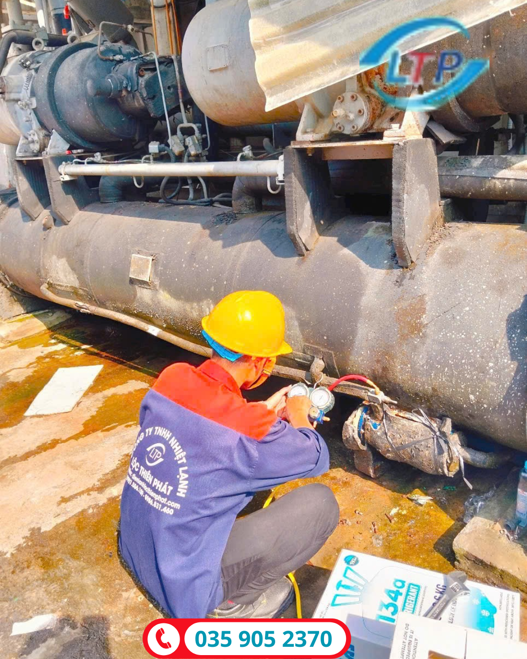 Sửa chữa – Bảo trì Chiller | Điện Lạnh Công Nghiệp Lộc Thiên Phát
