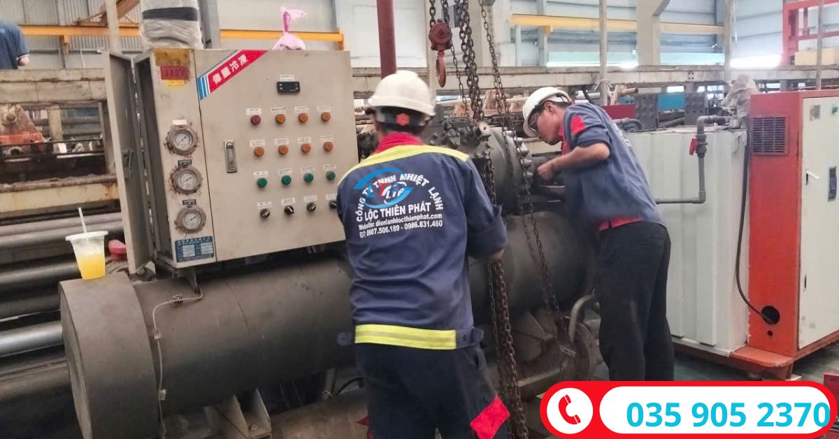 Bảo Dưỡng, Sửa Chữa Chiller Tại KCN Bình Đường – Xử Lý Sự Cố Cho Nhà Máy