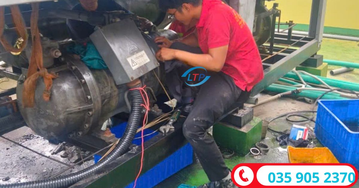 Sửa Chữa, Bảo Dưỡng Chiller Tại KCN Tân Uyên Bình Dương – Xử Lý Sự Cố Từ Gốc