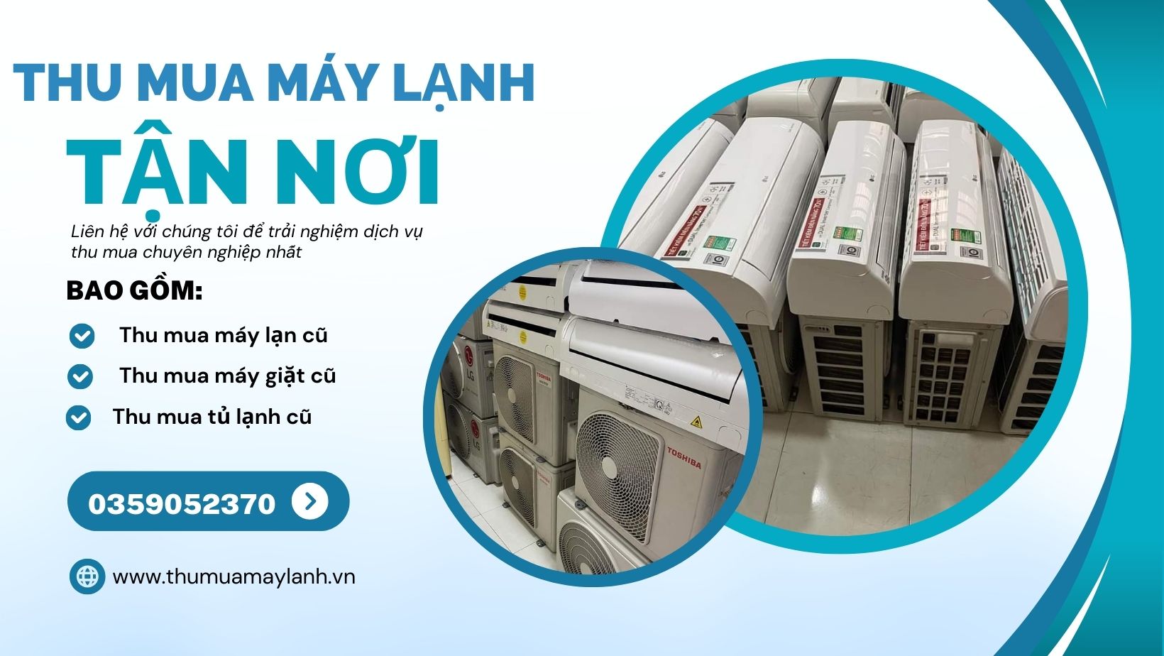 Thu Mua Máy Lạnh Cũ Tận Nơi Hỗ Trợ 24/7