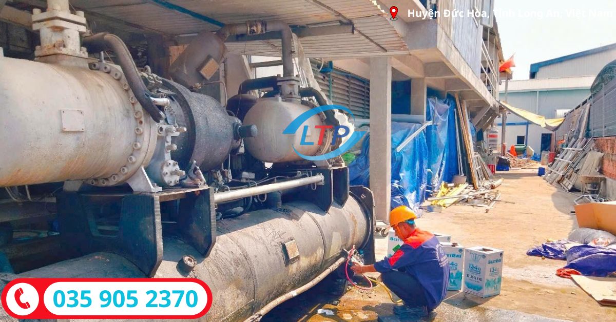 Dịch vụ bảo trì, sửa chữa Chiller tại KCN Hải Sơn Long An-035 905 2370