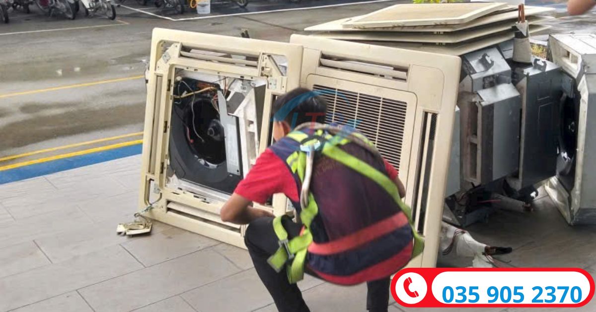 Thu Mua Máy Lạnh Công Nghiệp Cũ Tại Bình Dương Giá Cao – Thu Mua Nhanh, Uy Tín