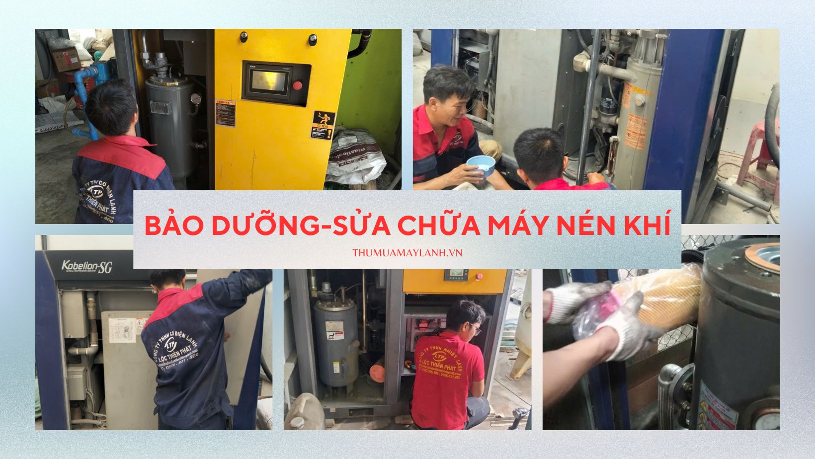 BẢO DƯỠNG-SỬA CHỮA MÁY NÉN KHÍ CÔNG NGHIỆP
